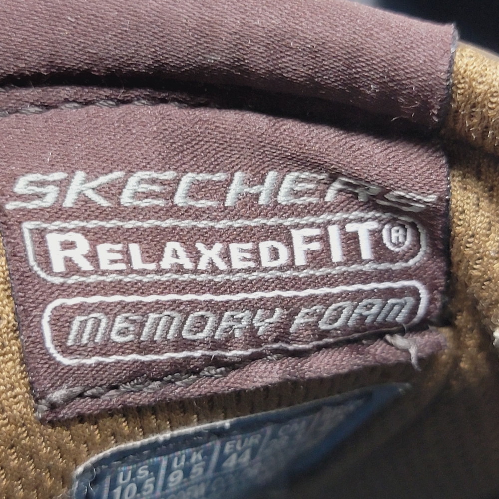 Skechers Men's Segment Rilar Brown Leather Shoes Relaxed 64260EW Size 10.5 W - Picture 8 of 10